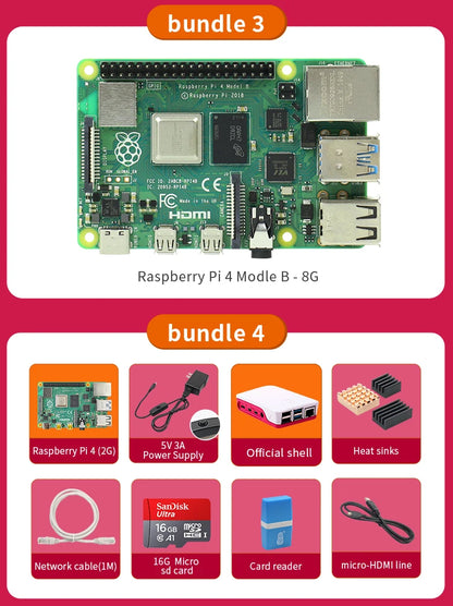 Raspberry Pi 4 🍓🍇🫐 4GB/8GB RAM + Case + Optional Cooling Fan Blockchain Development & Bitcoin Mining