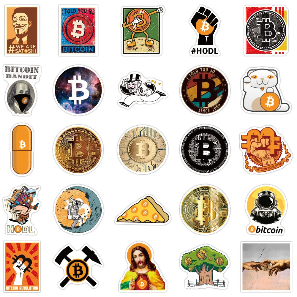 Stickers set Bitcoin BTC 50K