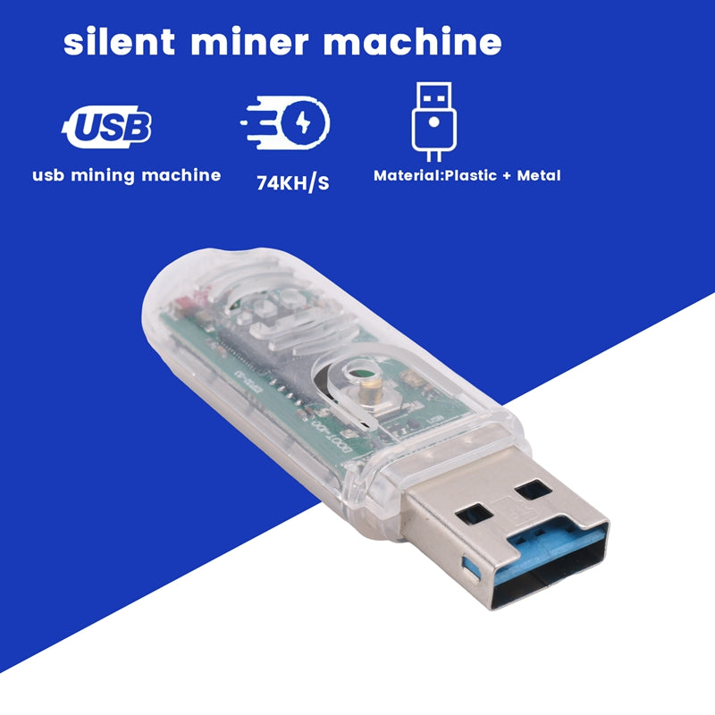 Lucky Miner V3 Silent Miner Machine Usb Mining Machine 74KH/S LV03 Mini Home Miner Machine Asic Mining