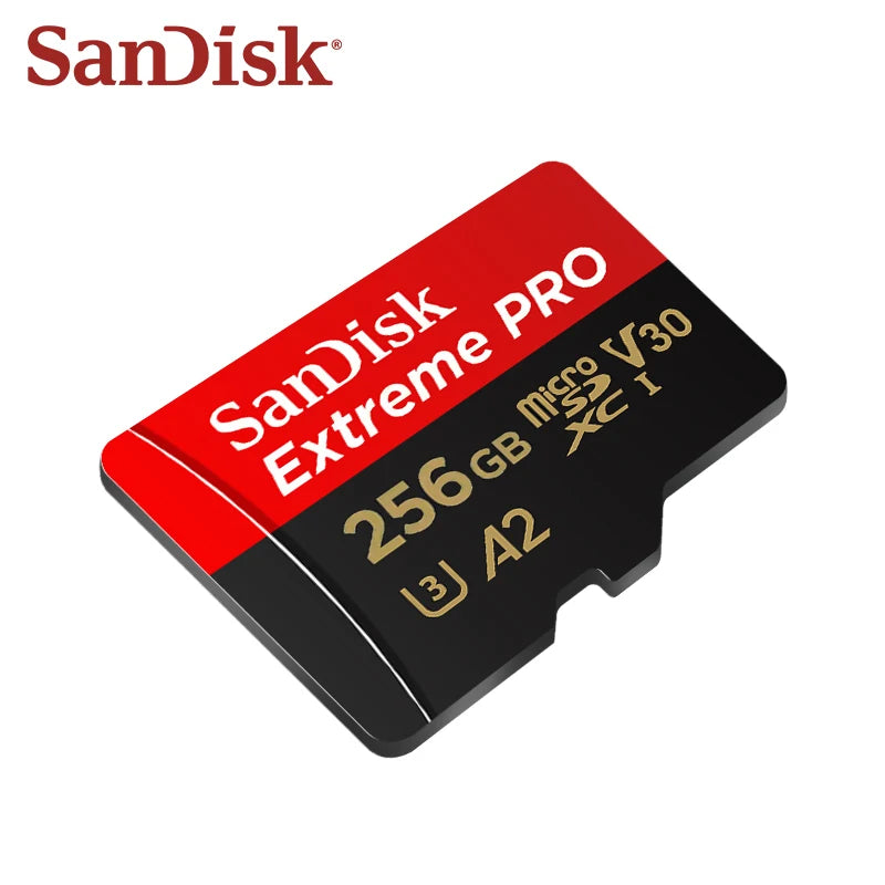 SanDisk Extreme PRO microSDXC UHS-I Memory Card V30 A2 Micro SD Card 32GB 64GB 128GB 256GB 512GB 1TB Up to 200Mb/s Flash TF Card