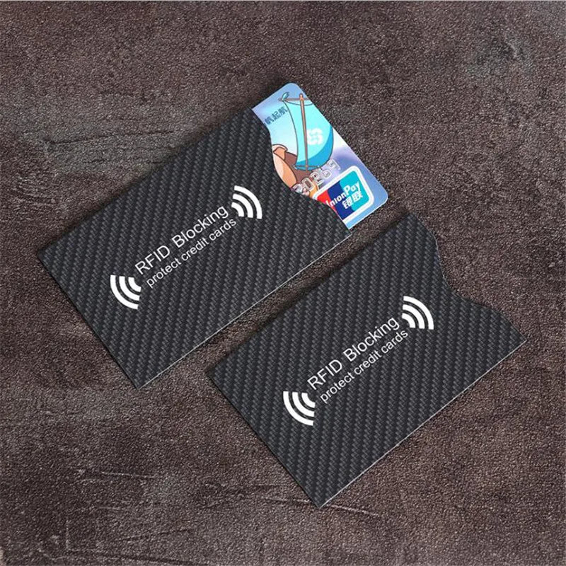 1Pc RFID Blocage Cartes Sans Contact NFC Débit Carte De Crédit Passeport Protecteur Blocage Ensemble Conception Antivol Intelligente S'adapte Parfaitement