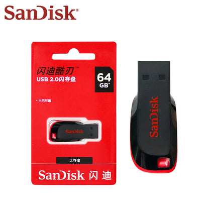 SanDisk Cruzer CZ50 USB 2.0 Encrypted 🛡️ Secure Storage for Bitcoin Wallets and Seeds (16GB-128GB, FAT32)