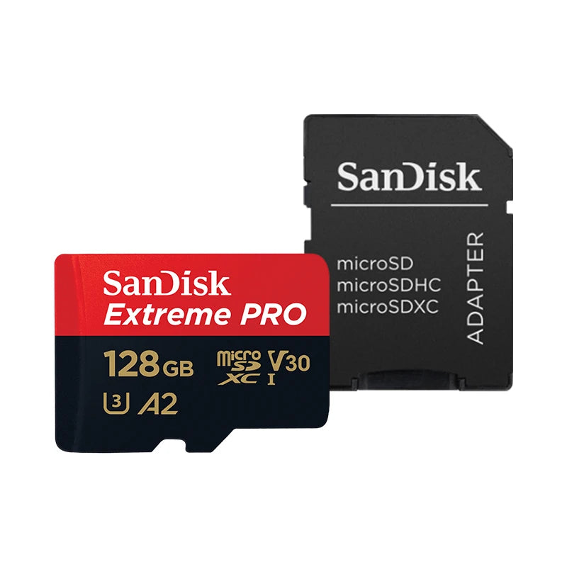 SanDisk Extreme PRO microSDXC UHS-I Memory Card V30 A2 Micro SD Card 32GB 64GB 128GB 256GB 512GB 1TB Up to 200Mb/s Flash TF Card