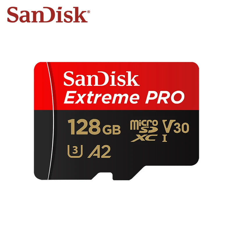 SanDisk Extreme PRO microSDXC UHS-I Memory Card V30 A2 Micro SD Card 32GB 64GB 128GB 256GB 512GB 1TB Up to 200Mb/s Flash TF Card