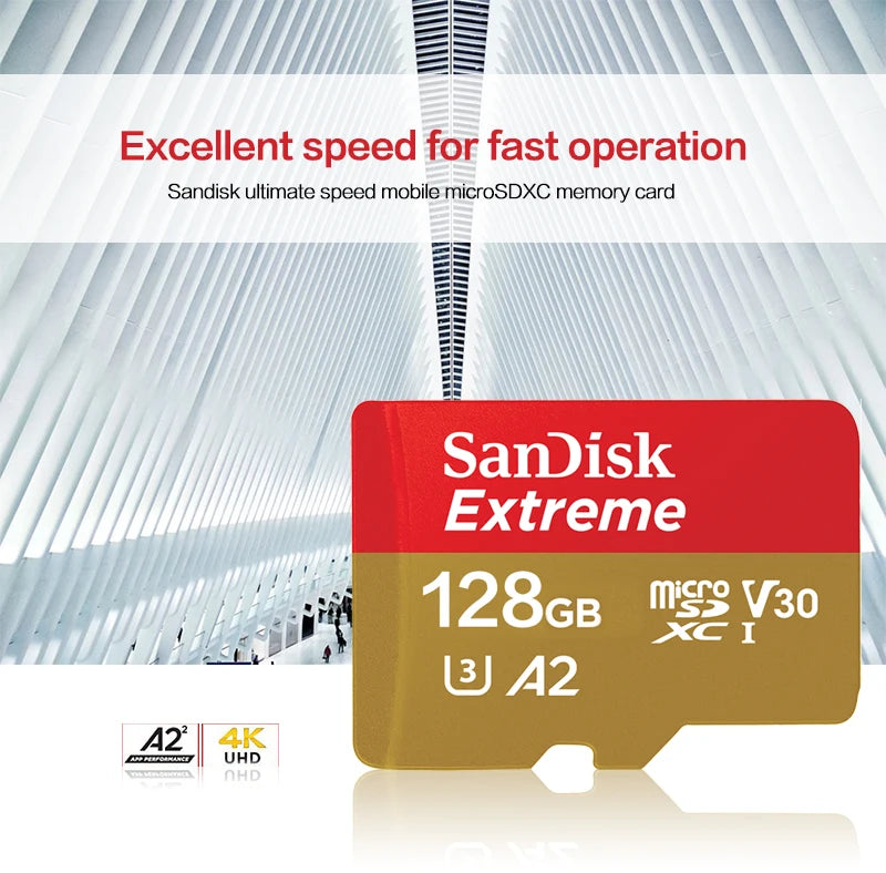 SanDisk Extreme MicroSD 32GB-256GB 🟧🟨 Ultra-Fast Storage for Bitcoin Wallets, Nodes, and Crypto Projects (190MB/s, A2/V30)