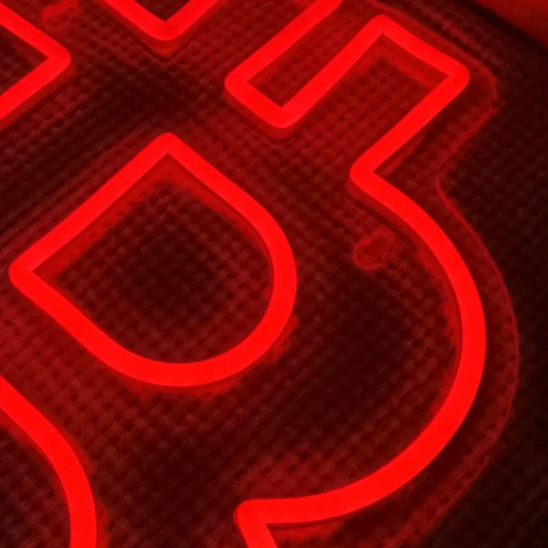 Bitcoin Neon Sign B