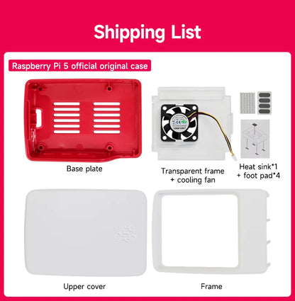 Official Raspberry Pi 5 Case with PWM Fan and Heatsink 🍓🍇🫐 Professional Protection for Bitcoin Nodes and Miners