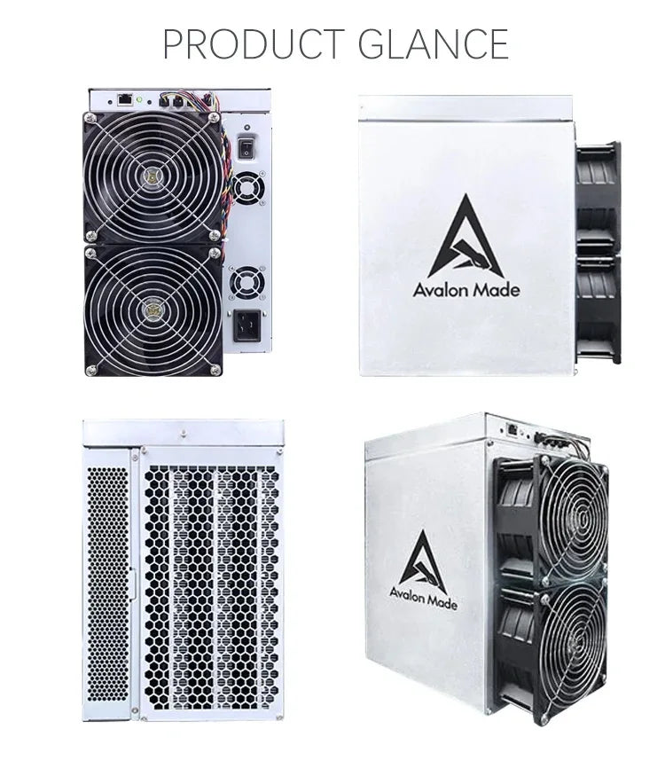 New Avalon A1346 116TH/s ₿⛏️ Bitcoin Miner – 3300W ASIC BTC Miner (116T/113T/110T) – High-Efficiency Mining Hardware