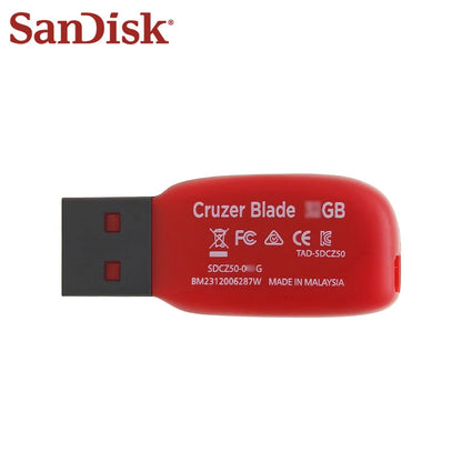 SanDisk Cruzer CZ50 USB 2.0 Encrypted 🛡️ Secure Storage for Bitcoin Wallets and Seeds (16GB-128GB, FAT32)