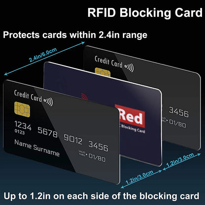 1Pc RFID Blocage Cartes Sans Contact NFC Débit Carte De Crédit Passeport Protecteur Blocage Ensemble Conception Antivol Intelligente S'adapte Parfaitement