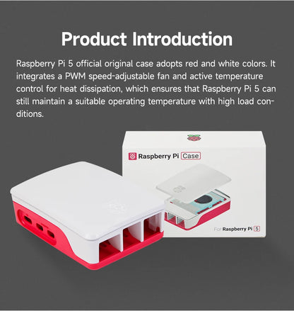 Official Raspberry Pi 5 Case with PWM Fan and Heatsink 🍓🍇🫐 Professional Protection for Bitcoin Nodes and Miners