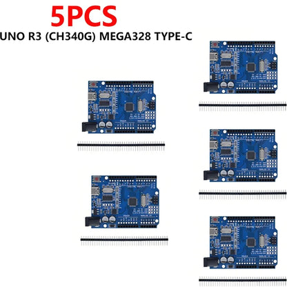 Arduino UNO R3 🏗️ Kit (CH340G) + USB/Type-C Cable 🪛 Development for Bitcoin & Blockchain Projects