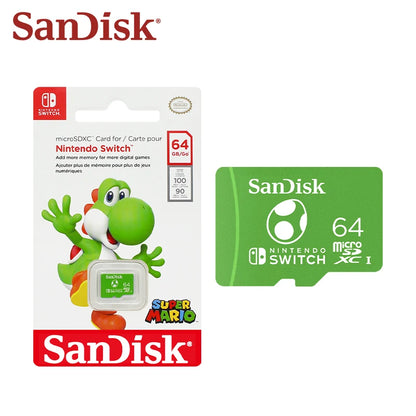 SanDisk Nintendo 🫧🎮 MicroSDXC Card 64GB-512GB Ultra-Secure Storage for Bitcoin Wallets, Nodes