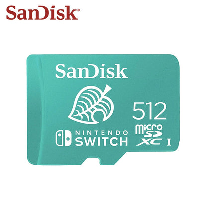 SanDisk Nintendo 🫧🎮 MicroSDXC Card 64GB-512GB Ultra-Secure Storage for Bitcoin Wallets, Nodes