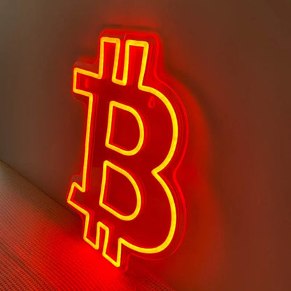 Bitcoin Neon Sign B