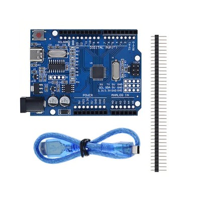 Arduino UNO R3 🏗️ Kit (CH340G) + USB/Type-C Cable 🪛 Development for Bitcoin & Blockchain Projects