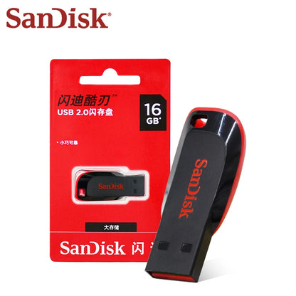 SanDisk Cruzer CZ50 USB 2.0 Encrypted 🛡️ Secure Storage for Bitcoin Wallets and Seeds (16GB-128GB, FAT32)