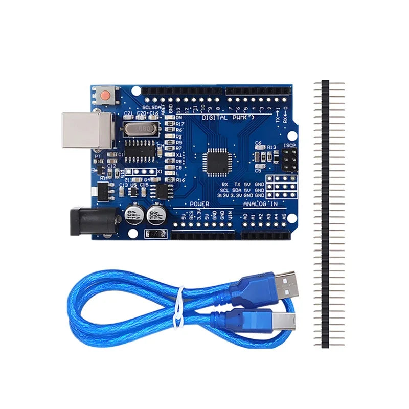 Arduino UNO R3 🏗️ Kit (CH340G) + USB/Type-C Cable 🪛 Development for Bitcoin & Blockchain Projects