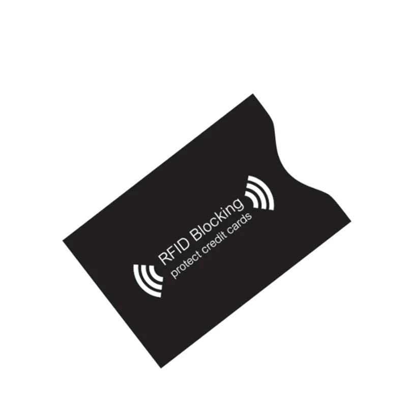 1Pc RFID Blocage Cartes Sans Contact NFC Débit Carte De Crédit Passeport Protecteur Blocage Ensemble Conception Antivol Intelligente S'adapte Parfaitement