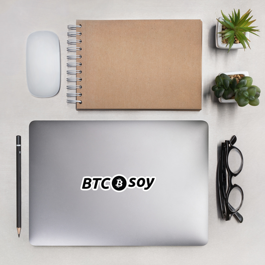 Pegatinas con el logotipo de BTC.soy ₿ Bitcoin Essential B&amp;N